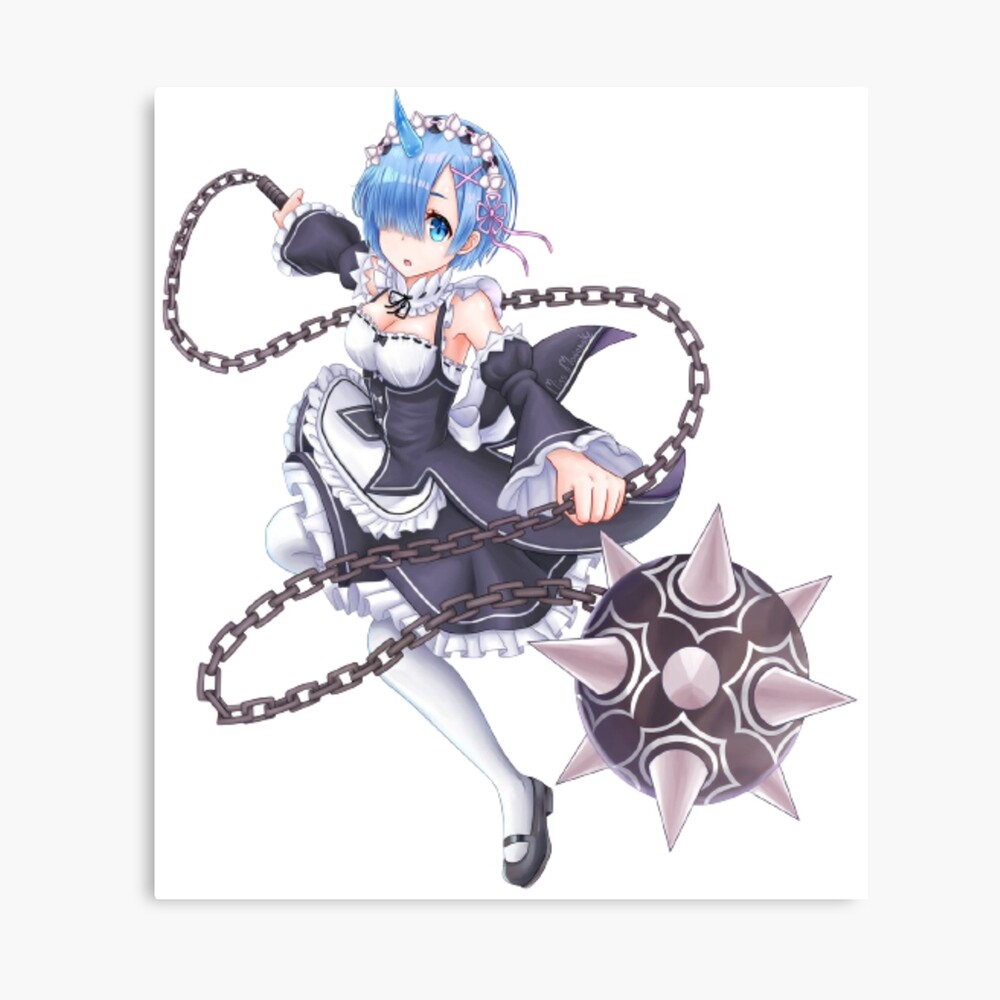 Rem Re Zero Photographic Print By Ahmedtaki Redbubble