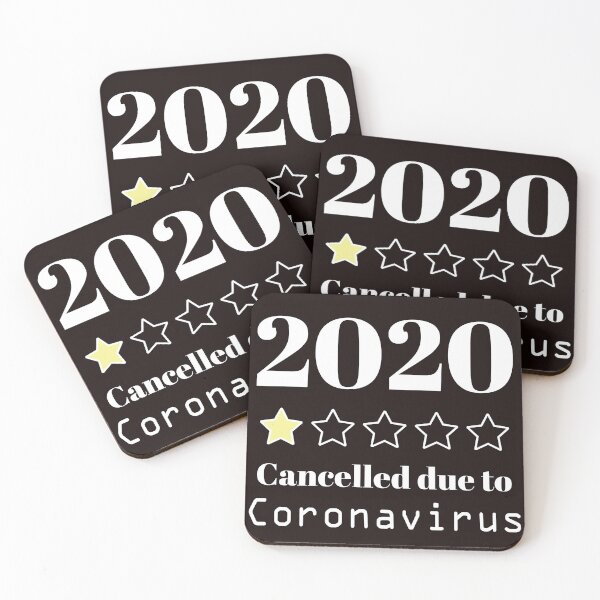 Item preview, 2020 Cancelled Due To Coronavirus designed and sold by stevenwoodcock.