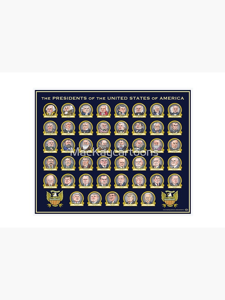 Presidents of the United States of America (Design One) by MacKaycartoons
