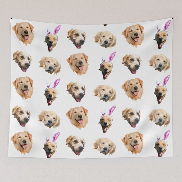 Item preview, Meme Dog Faces Sticker Packs Animal Pattern Labrador Golden Retriever  designed and sold by acatalepsys.