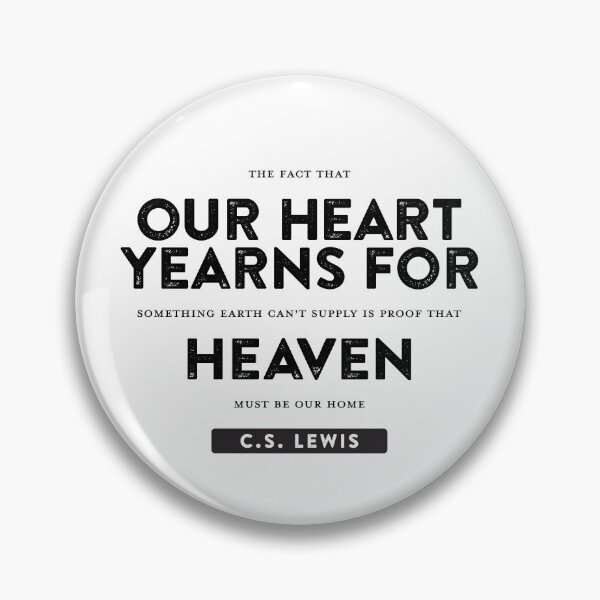 Item preview, C.S. Lewis – Our heart yearns for HEAVEN designed and sold by studio228.