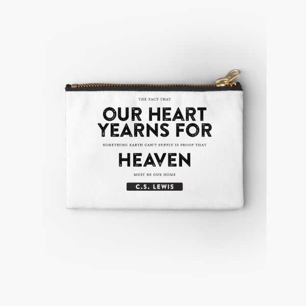 Item preview, C.S. Lewis – Our heart yearns for HEAVEN designed and sold by studio228.