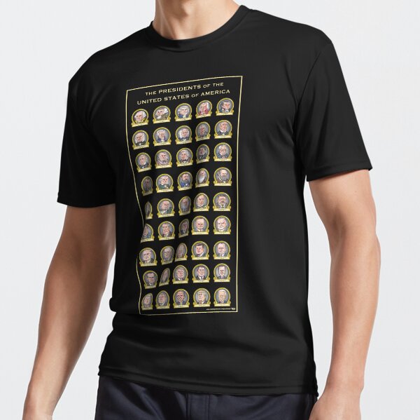 Presidents of the United States of America (Design One) Active T-Shirt