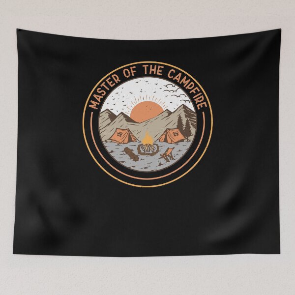 Item preview, Master of the Campfire Camping Shirt Vintage Camper designed and sold by IyadBro.