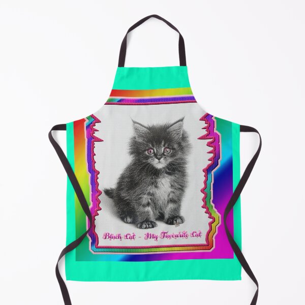 Item preview, Black Cat - My Favourite Pink Eyes Cat (By ACCI) designed and sold by VanyssaGraphics.