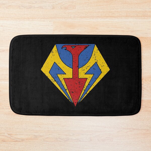 Science Ninja Team Gatchaman Classic Vintage Logo Bath Mat
