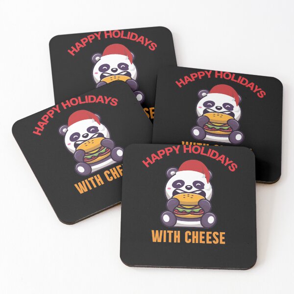 Item preview, Happy Holidays With Cheese. Christmas Cheeseburger Gift. designed and sold by All in One  Design.