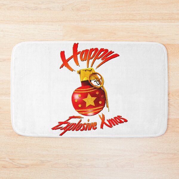 Item preview, Explosive Christmas (white) designed and sold by Frenchie Fever.