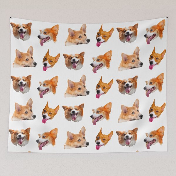 Item preview, Corgi Meme Dog Faces Sticker Packs Animal Pattern designed and sold by acatalepsys.