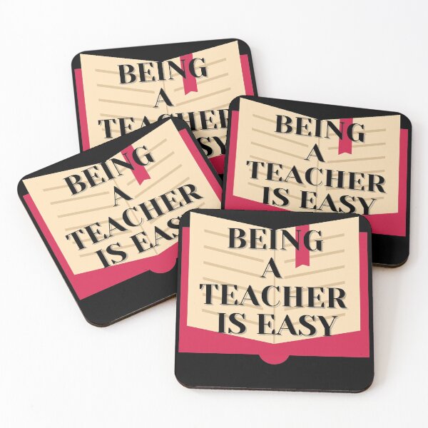 Item preview,  Being A Teacher Is Easy designed and sold by Vibing-Right.
