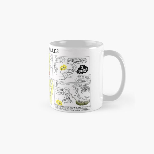 Greek Myth Comix - the Myth and Reality of Achilles Classic Mug