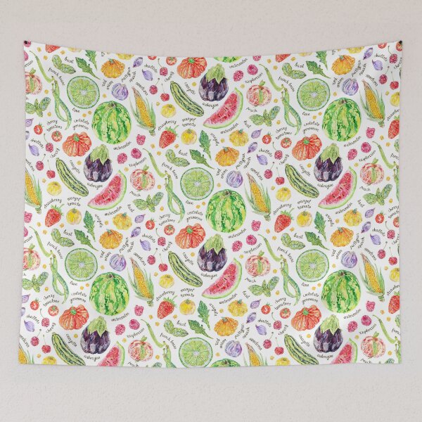Item preview, Summer Harvest Pattern Annotated designed and sold by beccaboyce.