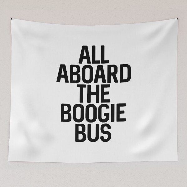 Item preview, All Aboard The Boogie Bus, Scottish Football Slogan Design designed and sold by MacPean.