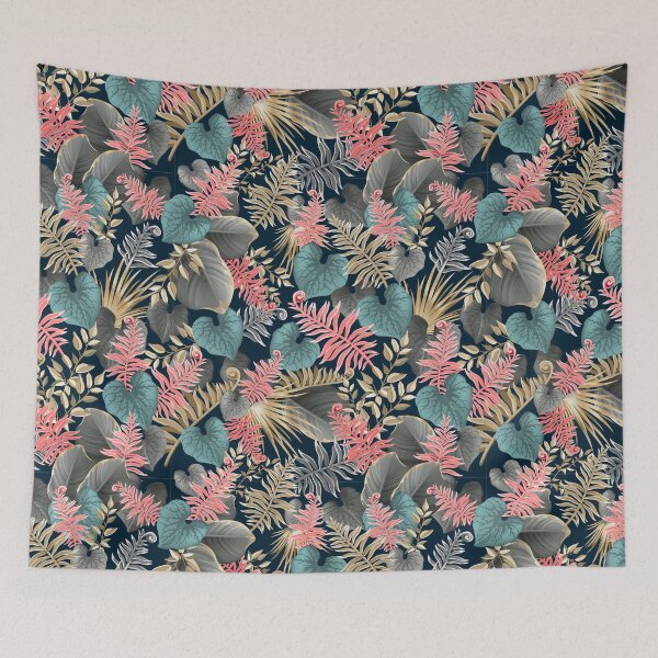 Item preview, Awesome Vintage Leaves Forest Patterns Design Floral Roses Blossom designed and sold by ghostsanda.