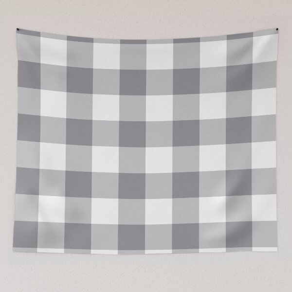 Item preview, Gray and white checkered pattern designed and sold by acidmit.
