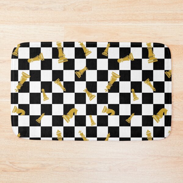 Item preview, chess board with golden pieces designed and sold by Norwegian-Moose.