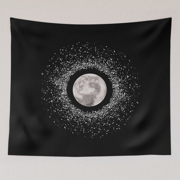 Item preview, Motivo Luna Plateada designed and sold by smashingarb.