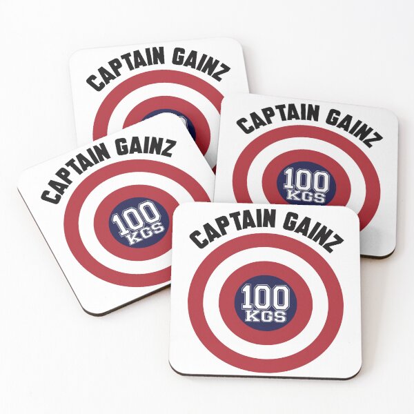 Item preview, Captain Gainz logo + text designed and sold by Dkrode.