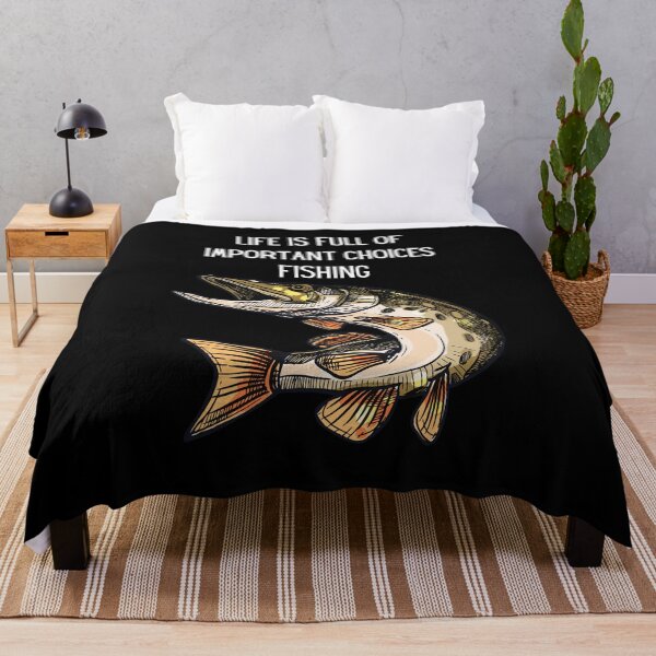 Item preview, Life is full of important decisions fishing 5 designed and sold by Cafecreative.
