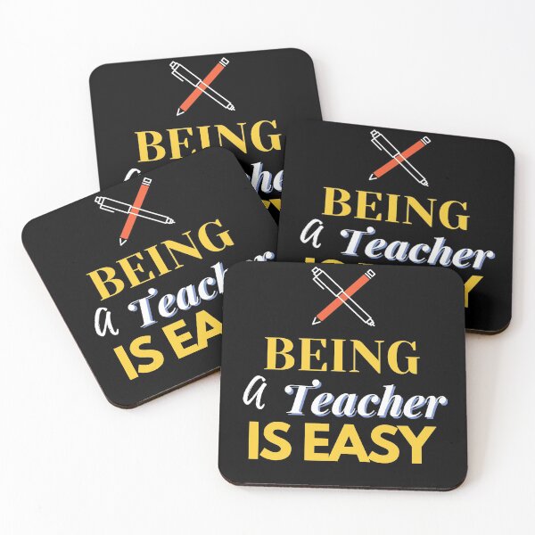 Item preview, Being A Teacher Is Easy designed and sold by Vibing-Right.
