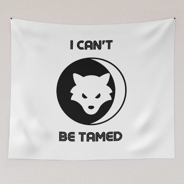 Item preview, I can not be tamed Black designed and sold by kyds.