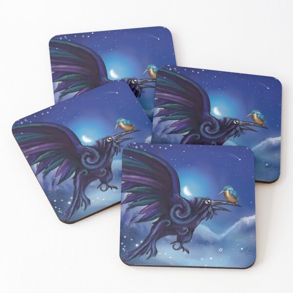 Item preview, The Raven and the kingfisher designed and sold by Rachel Blackwell.