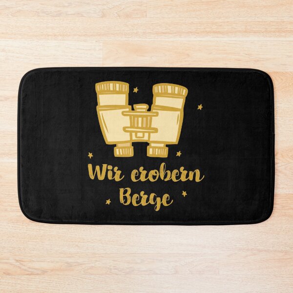 Item preview, We conquer mountains | German hiking designed and sold by Ainbowz-Artwork.