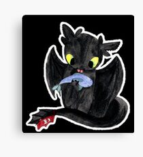 Toothless Canvas Print