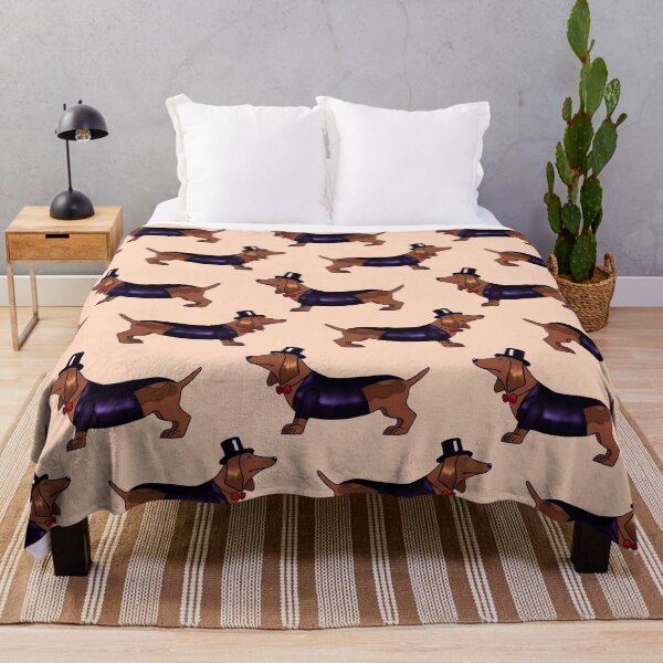 Item preview, Fancy Dachshund Dog Pattern - Beige designed and sold by illocharm.