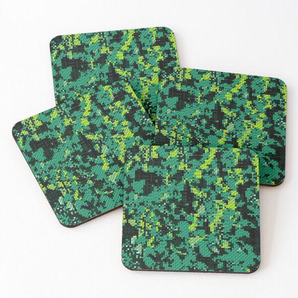 Item preview, Green weaving pattern (Colorama collection 2) designed and sold by Joie-et-Poesie.