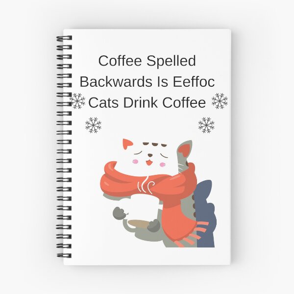 Item preview, Coffee Spelled Backwards Is Eeffoc Cats Drink,Coffee Funny,Coffee Vintage Funny, designed and sold by piskwi.