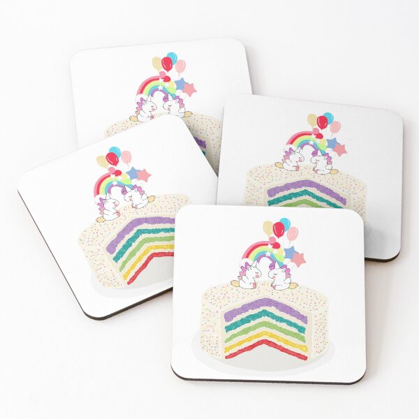 Item preview, unicorn rainbow birthday cake designed and sold by Catherine  Milchard.