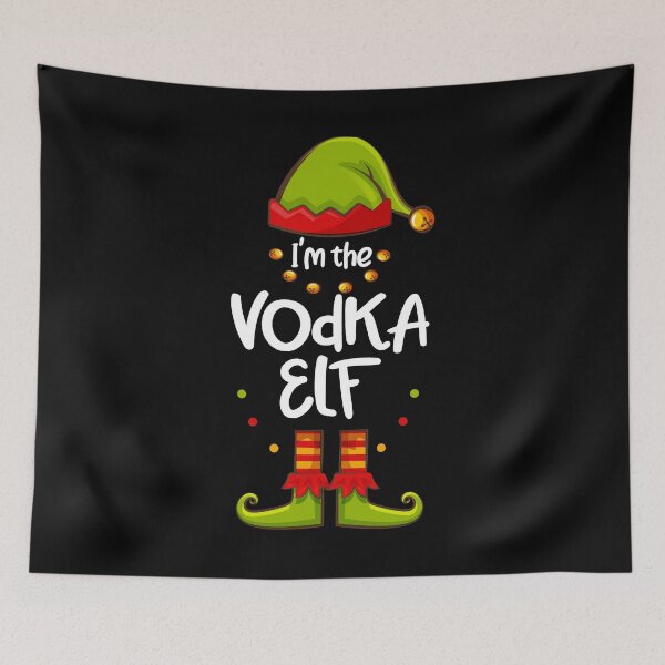Artikelvorschau, Vodka Elf Weihnachtself entworfen und verkauft von ElBeDesigns.