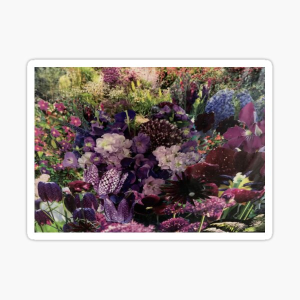 Item preview, Deep in the Garden Flower Collage designed and sold by MillaFlora.