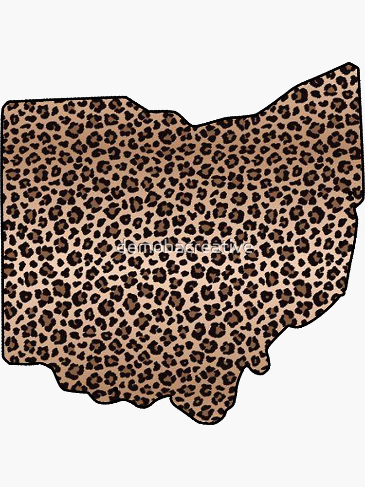 Ohio in Leopard Print by demobacreative