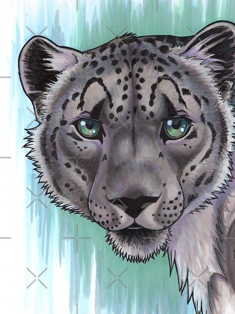 Snow Leopard Portrait by cybercat