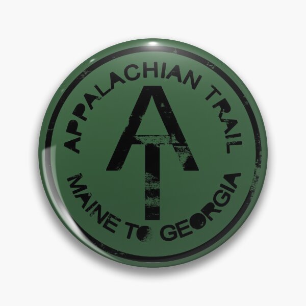 Item preview, Rustic Appalachian Hiking Trail Round Marker designed and sold by ThreadsNouveau.