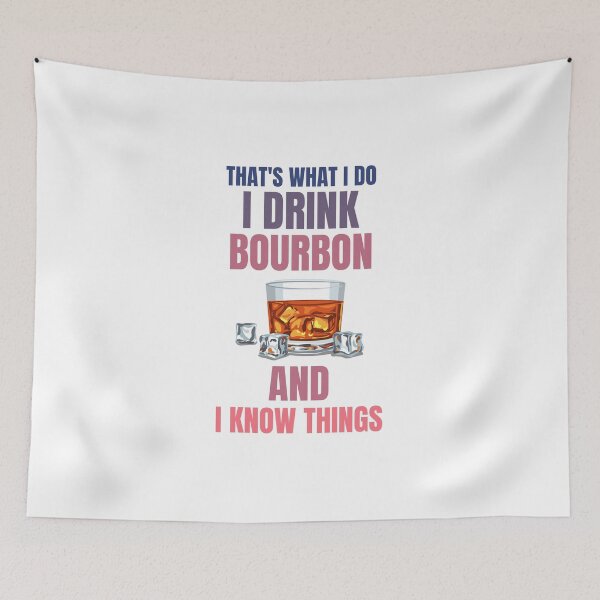 Item preview, that's what i do i drink bourbon and i know things,whiskey lover,whisky Glass,tank top designed and sold by BousboulaStorie.