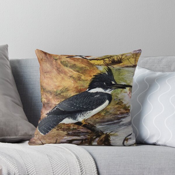 Item preview, Belted Kingfishers and Their Nest Burrow designed and sold by fenneltea.
