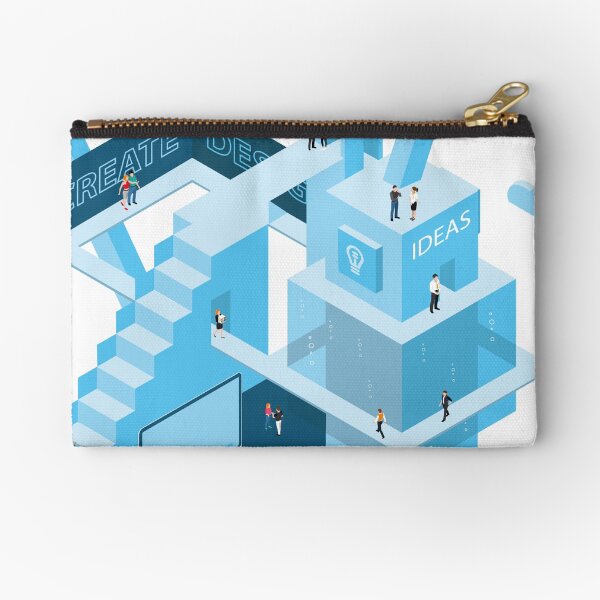 The World of Design Zipper Pouch