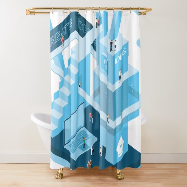 The World of Design Shower Curtain