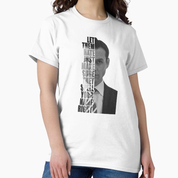 Vista previa del artículo con la obra «Harvey Specter - Deletrea tu nombre correctamente», diseñado y vendido por The Architect Shop.