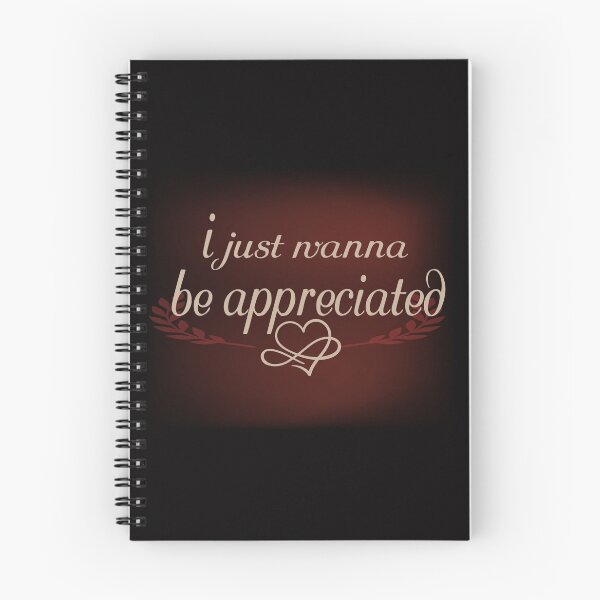 Item preview, I just wanna be appreciated elegant heart designed and sold by Shirtssprea.