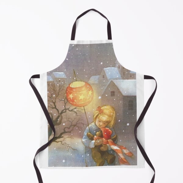 Item preview, Girl With the Teddy Bear Christmas Children designed and sold by click4collage.