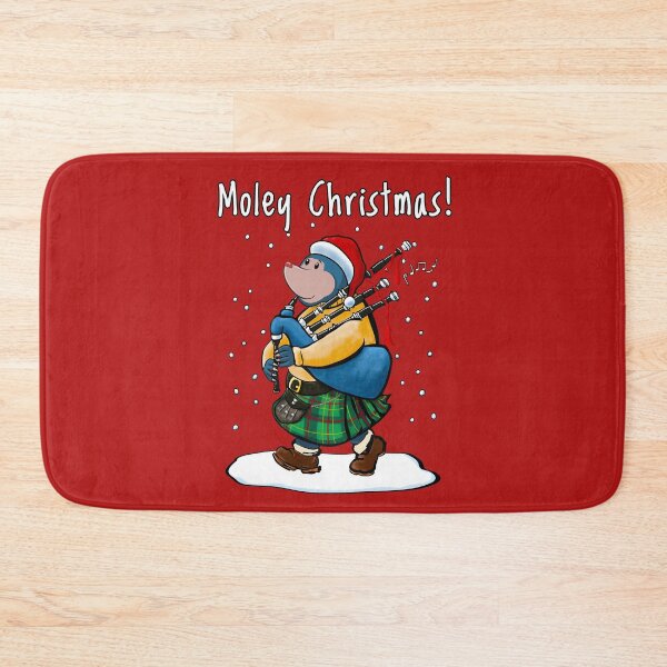 Item preview, The Scottish Mole Of Kintyre Wishes You Merry Christmas! designed and sold by brodyquixote.