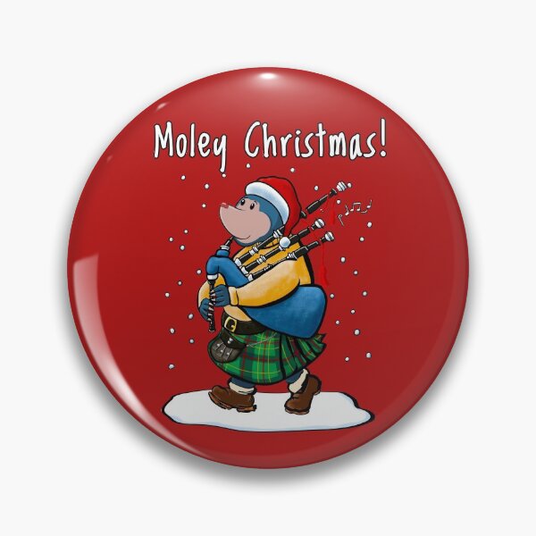 Item preview, The Scottish Mole Of Kintyre Wishes You Merry Christmas! designed and sold by brodyquixote.