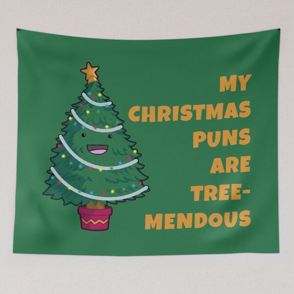 Item preview, Tree-Mendous Christmas Pun designed and sold by Phil Tessier Too.