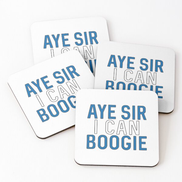Item preview, Aye Sir I Can Boogie, Scottish Saltire Football Slogan Design designed and sold by MacPean.