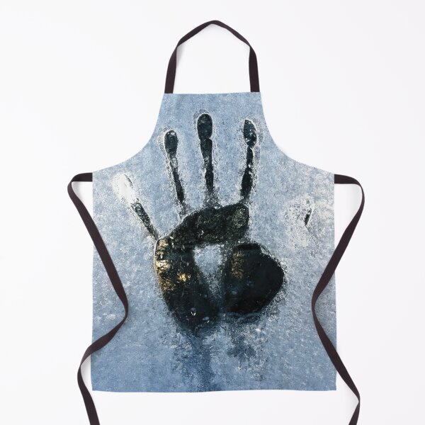Item preview, Snowcial distancing handprint designed and sold by DeliriousSteve.