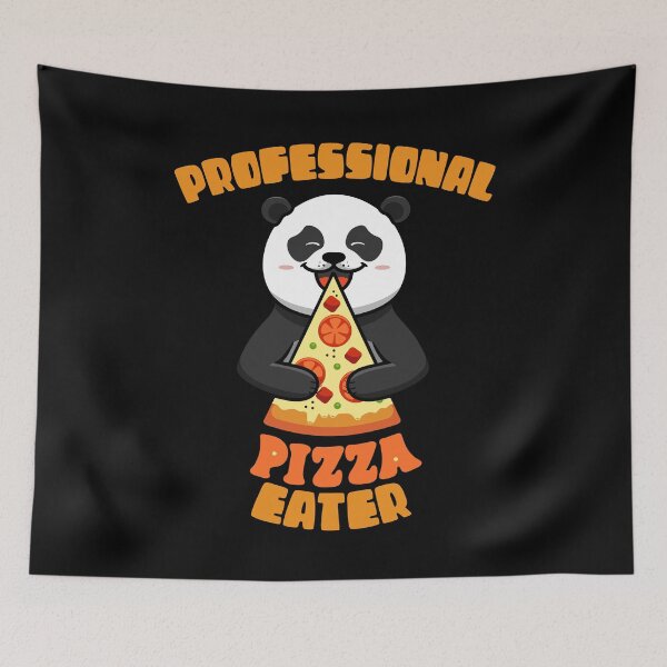 Item preview, Professional Pizza Eater Panda designed and sold by zenpatterns.